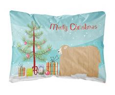 Carolines Treasures BB9338PW1216 Lincoln Longwool Schaf Weihnachtliches Segeltuch Dekokissen aus Leinen, 12 x 16 W, Mehrfarbig