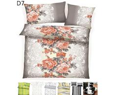 Dreamhome 2 teilige Microfaser warme Winter Thermo Fleece Bettwäsche 135x200 Kissenbezug 80x80, Design - Motiv:Design 7