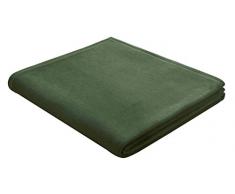 biederlack Wohndecke Baumwolle grün Größe 150x200 cm