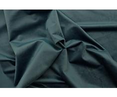 Samt Haptik SET weiche Dekokissen 50x50cm und 40x40cm, inkl. Füllung Federn mit Inlett- deutsche Herstellung (Türkis Blau)