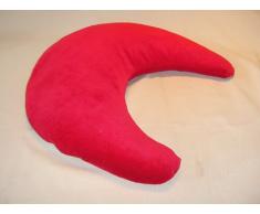 Lesemond mit Bezug, Nicki, Baumwolle, Kissen, Sofakissen, kleines Stillkissen, Hirse, Hirseschalen, Stützkissen, Entspannung