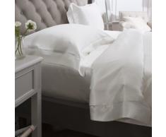 Jasmine Silk 100% Mulberry 19MM Charmeuse Seide Bettbezug (Elfenbein) SINGLE 140cm x 200cm + 7cm Grenze