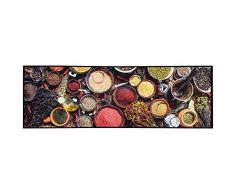 Teppich Boss Küchenläufer Spicy bunt waschbar & rutschfest, 50x150 cm