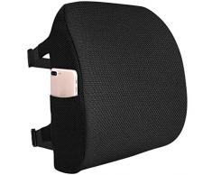 Fyore Rückenkissen Lendenkissen Lordosekissen Wirbelstütze Sitzkissen Stützkissen zur Haltungskorrektur Orthopädisches rückenstützkissen Sofakissen Memory Foam Liebeskissen für Auto, Büro, Zuhause