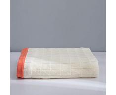 Baumwolle Gestrickte Super Weiche Sofa-Decke, Feuchtigkeit Breathable Bettwäsche-Licht, Das Klimaanlagen-Decke für Büro Hometravel Nickerchen Macht,Orange,51.2 * 63inch