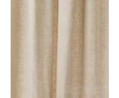 URBANARA Vorhang Vinstra - 135cm x 320cm, Natur/Naturweiß, 100% Leinen