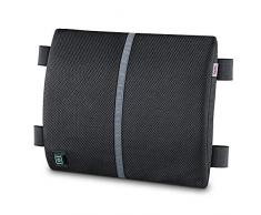 Beurer HK 70 Rückenstütze mit Wärmefunktion, Rückenstützkissen für eine ergonomische Sitzhaltung, integriertes Heizkissen, auch im Auto verwendbar