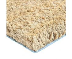 40 x 60 cm Kokosmatte 24mm Fußmatte Türmatte Natur Fußabtreter, aus natürlichem Kokos für Innen- und Aussenbereich