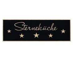 Küchenläufer / Küchenmatte / Dekoläufer für Küche und Bar / Teppich / Läüfer / Läufer / waschbare Küchenläufer / Küchendeko Modell ,,COOK & WASH fünf Sterneküche Größe ca. 50 x 150 cm / Maschinen waschbar auf