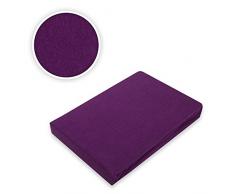 Jersey Spannbettlaken 200 x 220 cm Lila