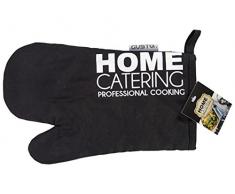 Ofenhandschuh Home Catering, schwarz, ca. 28 cm