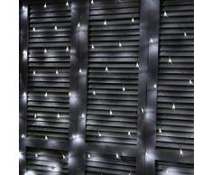 Das LED-Licht Net Fiaba der Lampe, energiesparend, geringe Spannung 24 V, außen des Weihnachtsgardinen, Dekoration des Hauses 3 m x 2 m Cool White 6*4m 220v