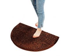 FENGSR-Duschmatten Sicherheits-Anti-Rutsch-Superabsorber, Der Sich Nicht Verschiebt. Leicht Zu Reinigende Küchenmatte, 4 Farben, 4 Größen (Color : Brown, Size : 60x90cm)