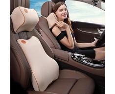 Orthopädisches Nackenkissen Rücken Kissen, Auto Kopfstütze Auto Nackenstütze Auto Nackenkissen,Lendenkissen Rückenstütze Kissen Rückenstützkissen Zur Rückenentlastung