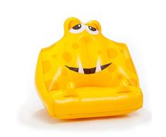 Bookmonster Air Sammy - gelb - Lesekissen: Aufblasbares Lesekissen für Bücher und Tablets