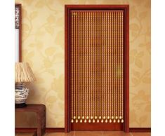 ZYCLSSRV Glas kristall perlen kettenvorhang,Champagner Dekorative tür zeichenfolge Vorhang perlen-F