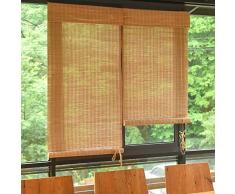 GX&XD Bambus Roll-up Jalousette,Fenster Rollo Pragmamx.org- Partition Rollenfarbtöne Schattierung Sonnencreme Jalousien Vintage Vorhang Für Balkon Schlafzimmer Tea Room-A 122x162cm(48x64inch)