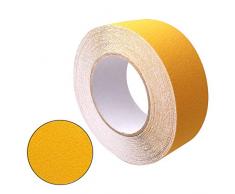 FULARR® 10M X 5CM Premium Gelb Anti-Rutsch Klebeband Antirutsch Streifen, Anti-Rutsch Band Aufkleber, Rutschfestes Selbstklebend Sicherheitsband, für Innen- und Außenbereich【EINWEG】