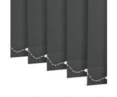 Jalousie Vertikal-Lamellen Terrassentür Oder Große Fenster-Farbton, Inneneinrichtungen Verdunkelungsvorhänge, 80cm / 90cm / 100cm / 110cm / 120cm Breit (Size : W100xH240cm)