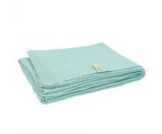 Little Naturals 516-522-64945 Gestrickte Decke, 100 X 150 cm Drops minz