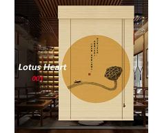 YNGJUEN Bambus Rolladen, Anpassbare Faltrollos Bambus Jalousien, Rollos for Vorhänge, 60% Schattierung (Größe: 80cm x 160cm) (Color : 001, Size : 110x160cm)