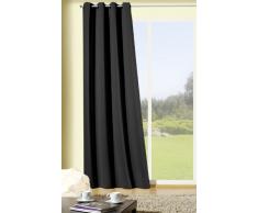 Gardine XXL Ösenschal BLICKDICHT Verdunkelungsgardine Thermogardine HxB 245x275 cm Vorhang zur Kälte- und Wärmeisolierung ...auspacken, aufhängen, fertig! Dekoschal Typ139
