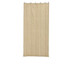 SCAHUN Türvorhang Warm Halten Winddicht WäRmedäMmung KäLteschutz Eingang TüRöFfnung Türvorhang Isolier，20 GrößE,Beige-110×210cm