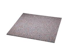 Xavax Anti-Vibrationsmatte für Waschmaschinen und Trockner (60 x 60 cm, Gummimatte, dämpft Vibrationen und Schall, Antirutsch-Matte, Waschmaschinen-Unterlage) grau
