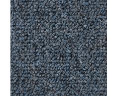 BODENMEISTER BM72051 Teppichboden Auslegware Meterware Schlinge blau grau 400 cm und 500 cm breit, verschiedene Längen, Variante, 2,5x4m
