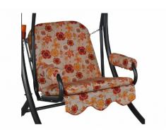 Angerer Single Schaukelauflage 1-Sitzer Design Madagaskar, beige, 65 x 50 x 60 cm, 1017/224