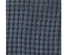 URBANARA Tagesdecke/Plaid “Veiros“ - 100% Reine Baumwolle, Blaugrau mit Strukturiertem Waffelmuster - 180 x 230 cm, Bettüberwurf Decke Kuscheldecke
