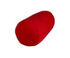 Therapeutic-Pillows-Europe Comfort Pillow ROT, Reisekissen, Nackenkissen, Nackenrolle, Nackenstütze, Kissenrolle Relaxkissen, Anti-Stress-Kissen, super Soft, optimale Größe: 36 cm x 20 cm Ø, 315 g