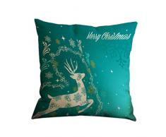 Amybria Platz Weihnachts Dekokissen Fall Wohnkultur Sofa Kissen Abdeckung Stil 21