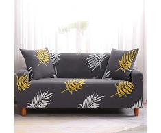 CHAOYUE Stretch Sofabezug,Sofa überwurf Sesselhussen Elastisch,farbecht Hautfreundlich, Stretchbezüge Aus Polyestergewebe, Anti-Slip Sofa Abdeckung,2/3/4 Sitzer,B,3-seats-190-230cm