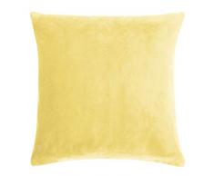 Pad - Smooth - Kissen, Zierkissen, Kissenhülle - Samtkissen - aus edlem Samt - 40 x 40 cm - Gelb