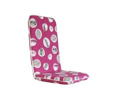 Polsterauflage Gartenstuhlauflage Modell 931 beere (120x50 cm Hochlehnerauflage)