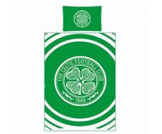 Offizielle Celtic FC Single Bettbezug mit Kissenbezug Schlafzimmer wendbar Set