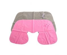 Tree-on-Life Velveteen (Exterior) / PP Leichte 1 Stück tragbare aufblasbare U-Form-Kissen Nackenstütze Car Travel Comfort Kopfstütze Car Flight Travel Soft Stillkissen