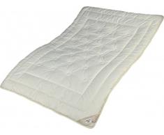 Garanta Zirbe Bettdecke 220 x 240 cm - Leichtes Duo-Steppbett - Füllung KBA Merino Schafschurwolle und Zirbenholz Spänen - Übergröße