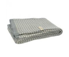 Little Naturals 516-511-00057 Gestrickte Decke, 75 X 100 cm, Mixed grau/sand/off-white