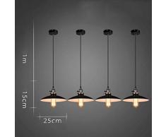 Vintage lampen pendelleuchte vintage pendelleuchte Retro Industrie Wind Deckelbezug Kronleuchter Bar Restaurant kreative Persönlichkeit Eisen-Lampen (Color : D)