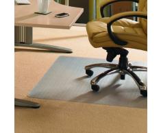 Floortex FC12929225EV Cleartex advantagemat Bodenschutzmatte aus Phthalatfreiem Vinyl für harte Böden und Teppichfliesen, quadratisch, 92 x 92 cm, transparent