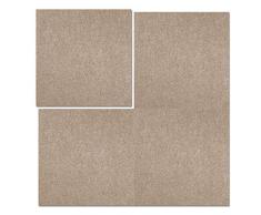 Teppichfliesen Can Can | selbstliegend | Rücken: Bitumen, rutschhemmend | Bodenbelag für Büro und Gewerbe | 50x50 cm | 5 Farben (Beige)