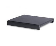 Klemmkissen 2er Set - hoher Sitzkomfort, stabile Schaumeinlage 2,5 cm (verschiedenen Farben) passend für Bänke und Hocker