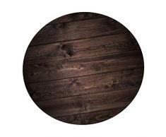 FLAMEER Tisch Beug rund 140cm Gartentischdecke Tischtuch Tafeldecke Tischwäsche Tisch Abdeckung Stretchhussen Stretchbezug - O