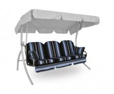 Angerer Deluxe Schaukelauflage Hamburg, Blau, 3-Sitzer