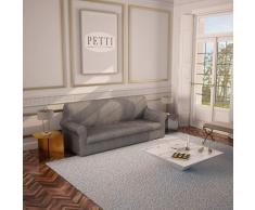 PETTI Artigiani Italiani - SofaÃ¼berwurf, Sofabezug, SofaÃ¼berwurf Grau, Sofabezug 2 Sitzer, Jacquard Stoff, 100% Made In Italy