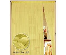 Fadenvorhang 90 cm x 240 cm (BxH) gelb