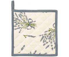 Clayre & Eef BDL45 Topflappen Küchen Lavendel Motiv Baumwolle