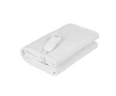 MESKO MS 7419 Heizdecke mit 4 Temperaturstufen aus Polyester, elektrisches Wärmeunterbett, waschbare Wärmedecke, Wärmebett, Überhitzungsschutz abschaltbares Versorgungskabel (150/80 cm)